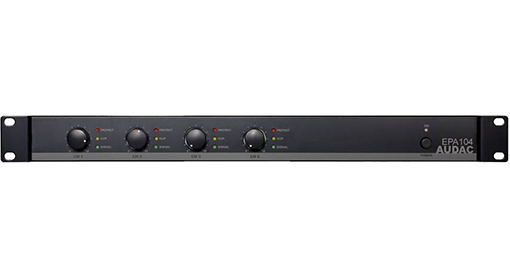 Audac EPA104 Quad-channel Class-D amplifier 4 x 100W - crossover