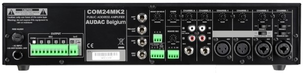 Audac COM24MK2 Public address amplifier 240W 100V MK2 version