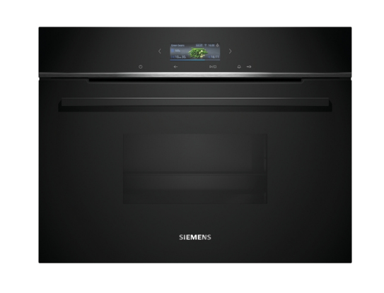Stoomoven BI Siemens iQ700, Built-in steamer, 60 x 45 cm, Black, CD714GXB1