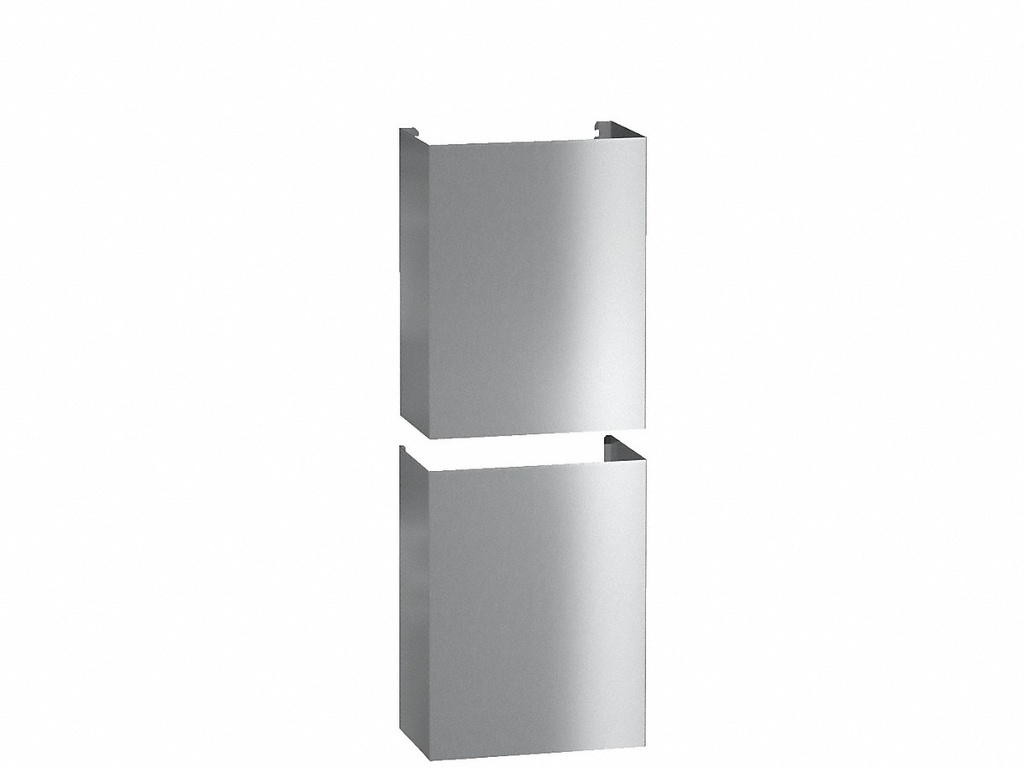 Miele DADC 9000 EDST - Schouw - Schouw, Roestvrij Staal, Voor DA 9090 W, Voor DA 9090 W, Schouwbreedte 290 mm, Flexibele hoogte van 404–764 mm, Schouwdiepte 170 mm