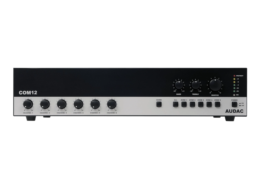 Audac COM12MK2-UK - Public address amplifier 120W 100V UK plug
