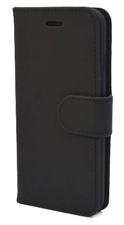 PU Wallet Deluxe for Galaxy A8 2018 Pitch Black