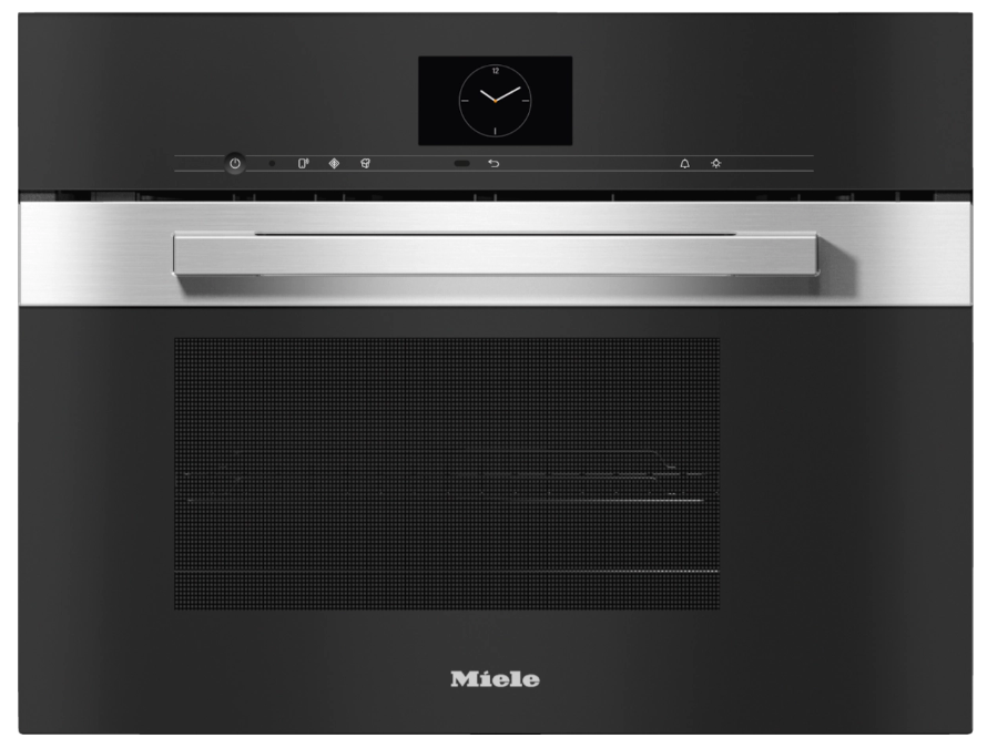Miele DGM 7640 - Stoomoven met microgolven voor gezond koken en snel opwarmen met connectiviteit en menu koken