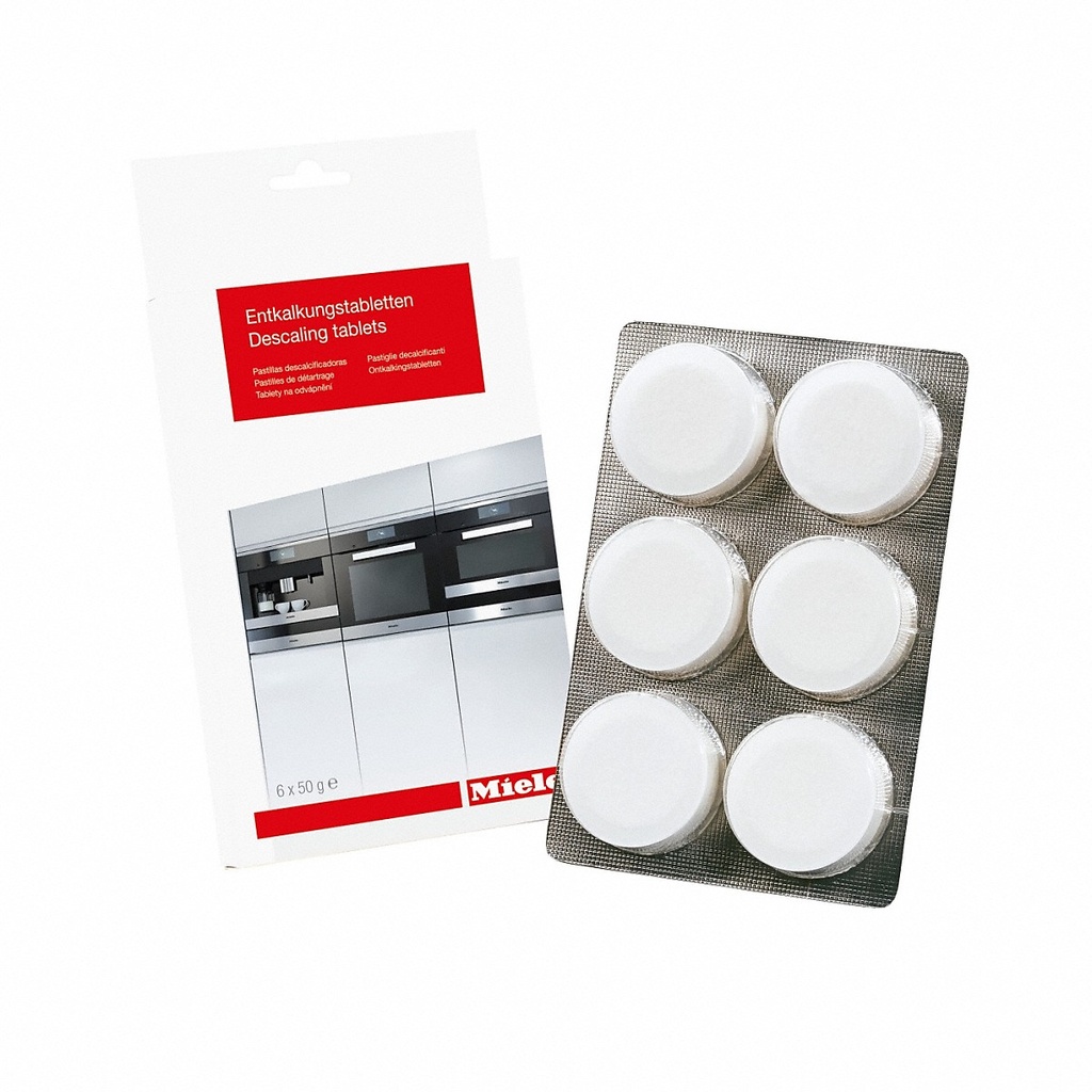 Miele GP DC CX 0061 T - Ontkalkingstabletten 6 stuks voor koffiemachine stoomoven FashionMaster ovenfornuis met functie Professional