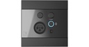 Audac - WP225/B -Universeel wandpaneel   Microfoon-, lijn  & Bluetooth-ontvanger   80 x 80 mm 