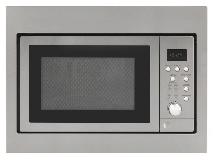 Oven Exquisit OVENS/MAGNETRONS slim-line inbouwraam/25 liter/hetelucht/16 programma's/3 combi-standen/ draaiplateau 31,5cm/RVS EMW2546HIRVS