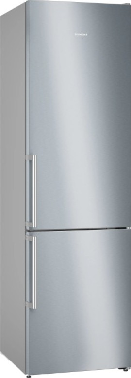 Siemens KG39NAIAT Koelkast - vrijstaand iQ500 Combi-bottom noFrost Koelk. hyperFresh 260 l, diepvr. 103 l****, freezerlight, externe handgreep, 203x60x66,5 cm Geborsteld staal AntiFingerprint deuren A