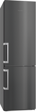 Miele KFN 4795 DD BST Vrijstaande koel- en vriescombinatie - Koel-& vriescombinatie, blackst. Deur, D, Hoogte 2.010 mm, SensorTouch, 372 L, 35 dB, NoFrost, DynaCool, DailyFresh, EasyOpen, 2 deuren